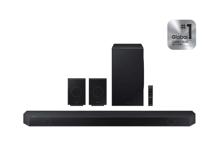 Samsung Q990D Soundbar in Pakistan with Dolby Atmos, 11.1.4 Channel Audio and Wireless Rear Speakers