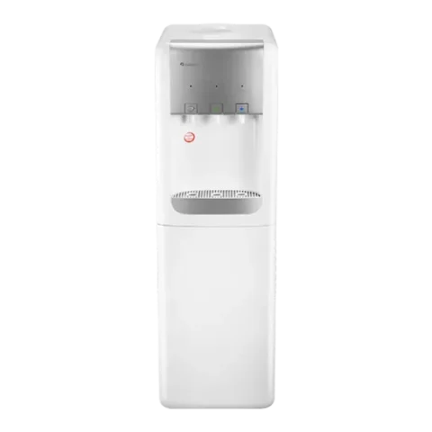 "GREE Water Dispenser Pakistan with Hot & Cold, 20L Refrigerator Cabinet, LED Indicators, and Energy Efficient Performance"