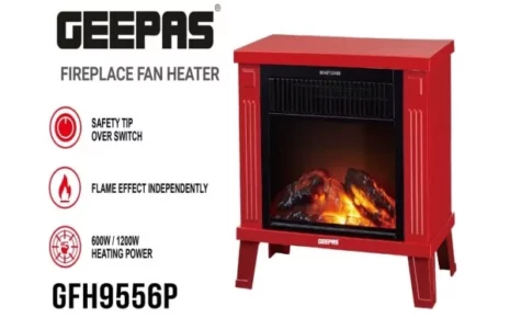 GEEPAS Fireplace Heater GFH9556P