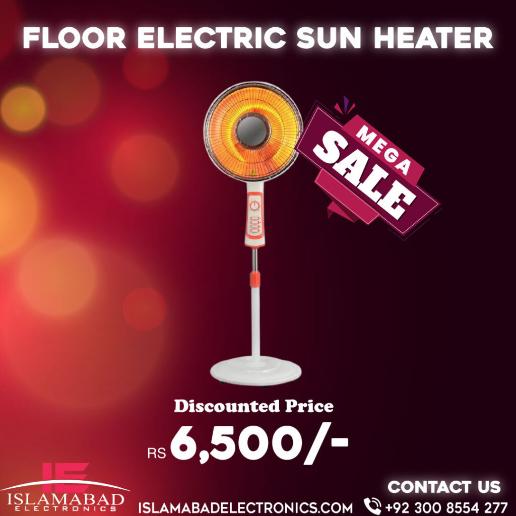 Floor Halogen Sun Electric Heater Islamabad Electronics, Pakistan