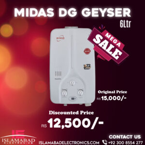 Midas DG Geyser 6Ltr