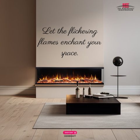 Electric Fireplace Customized Electric Fireplace in Islamabad