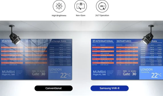 Samsung SMART Signage Razor Narrow Bezel Video Wall  VHR-R Series