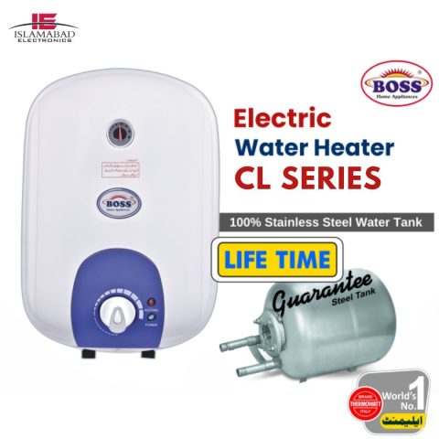 Boss instant electric geyser. its Boss Instant Water Geyser for on-demand hot water with unmatched efficiency and convenience. Designed for quick heating, this geyser offers robust durability and safety, perfect for Pakistani homes. available at best price in pakistan