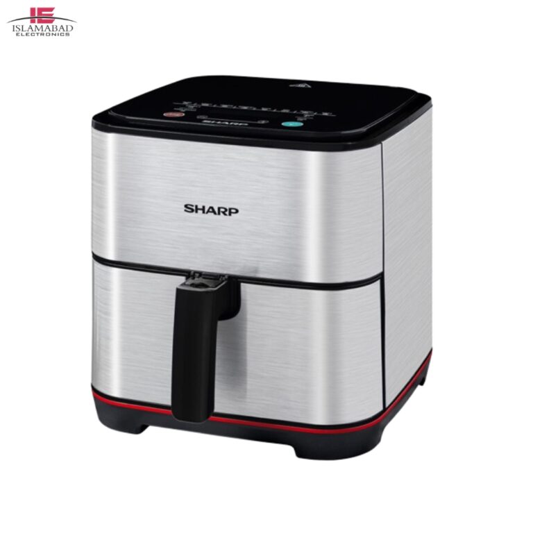 Sharp Air Fryer 7L (AF-70RT-S3) at the best price in Pakistan. Enjoy healthy, oil-free cooking with 1600W power, adjustable temperature control.