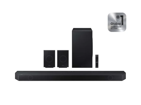Samsung Q990D Soundbar in Pakistan with Dolby Atmos, 11.1.4 Channel Audio and Wireless Rear Speakers