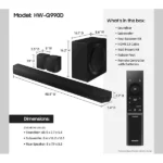 Samsung Q990D Soundbar in Pakistan with Dolby Atmos, 11.1.4 Channel Audio and Wireless Rear Speakers
