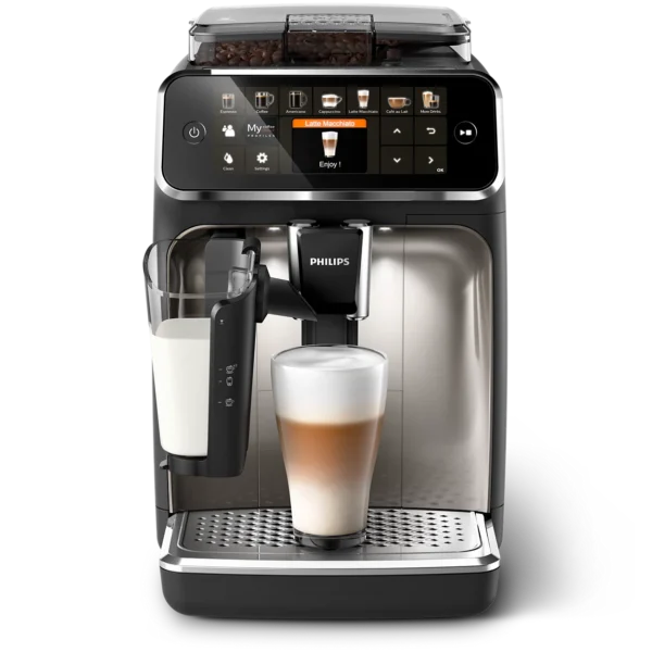 Philips espresso machine 5400 EP5447/90 with LatteGo milk system and 12 coffee beverages – Best coffee machine in Pakistan