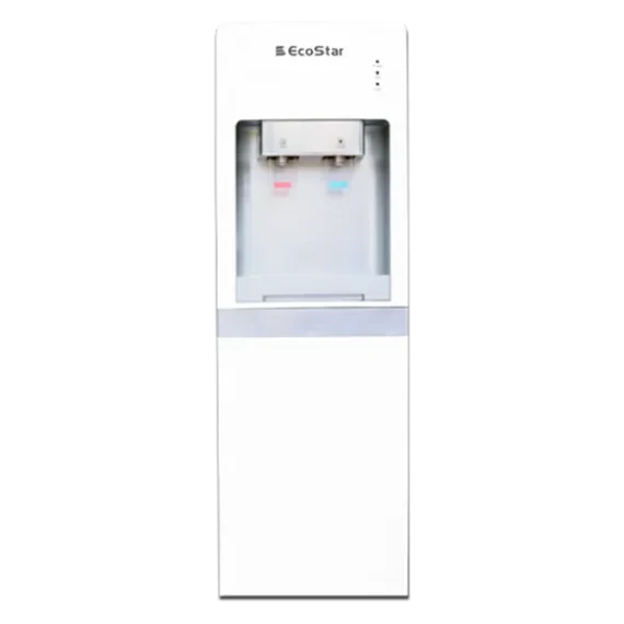 EcoStar Water Dispenser Pakistan with Hot & Cold, 16L Refrigerator Cabinet, Stainless Steel Tank, and Energy Efficient Performance