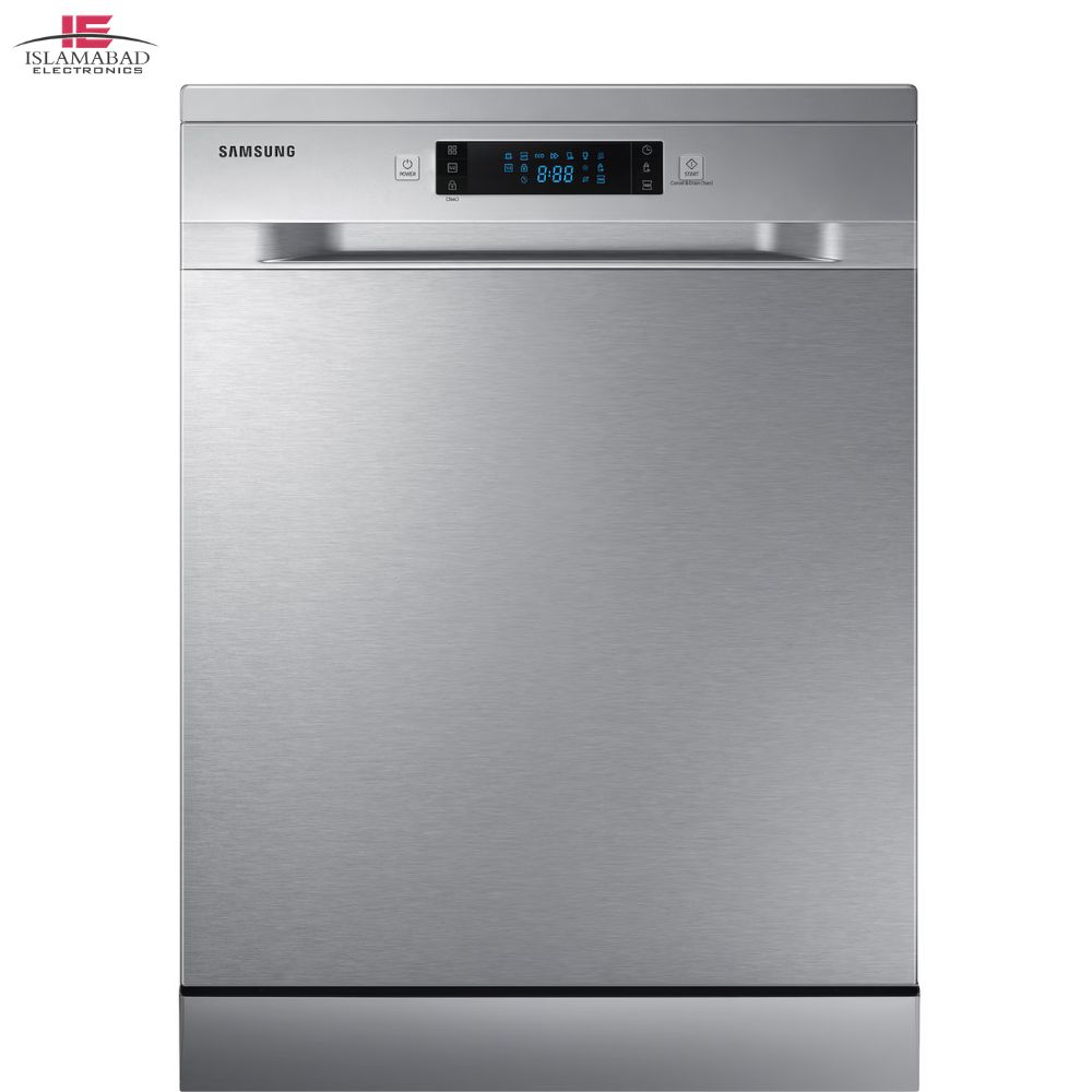 Samsung DW60M5070FS dishwasher 14 place freestanding model for modern kitchens in Pakistan