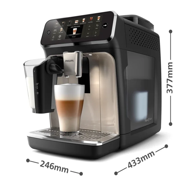 Enjoy 20 hot & iced drinks at your fingertips by philips coffee machine EP5547