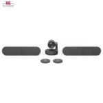 Logitech Rally Plus Pakistan 4K video conferencing system with PTZ conference camera, microphone pods, boardroom audio solution, Zoom Rooms and Microsoft Teams meeting room setup
