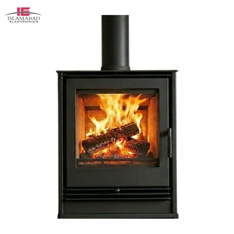 Custom Wood Burning Fireplace in Pakistan by Islamabad Electronics – luxury indoor wood burning fireplace with custom design, efficient home heating, and premium fireplace