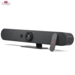 Logitech Rally Bar Mini 4K video conferencing system with AI conference camera, beamforming microphones, premium speakers, Zoom Rooms, Microsoft Teams compatibility, and professional meeting room solution in Pakistan